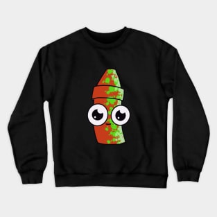 Crayon Buddy Red & Green Crewneck Sweatshirt